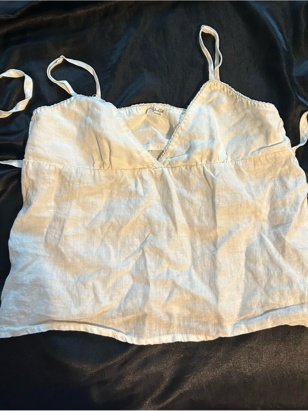 Brandy Melville Light Cream Linen Cami Top